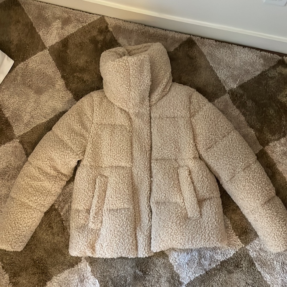 Boss Regular Fit Down Filled Teddy Jacket